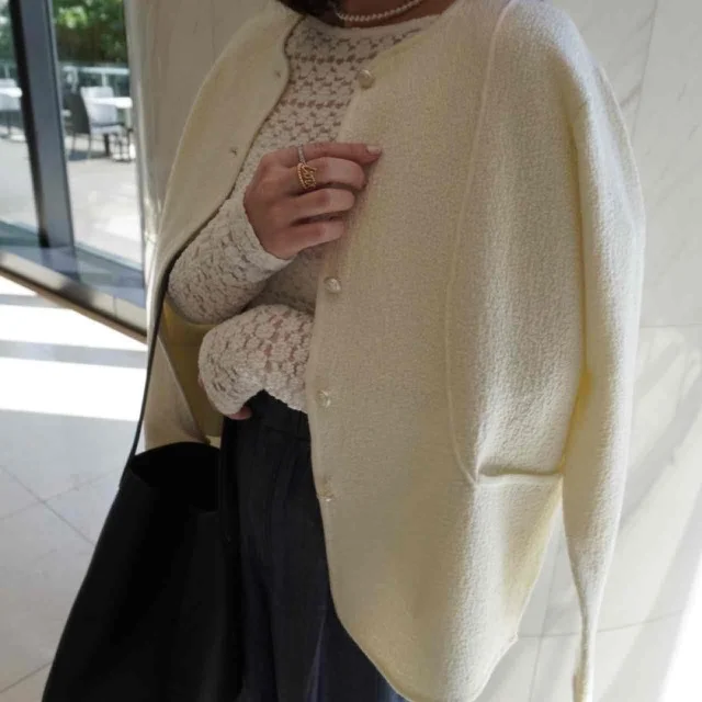 リラックス シルク ジャケット