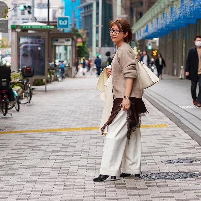 甘くならないレースコーデ。40代のための着こなしポイント【2026年春夏トレンド】_1_12