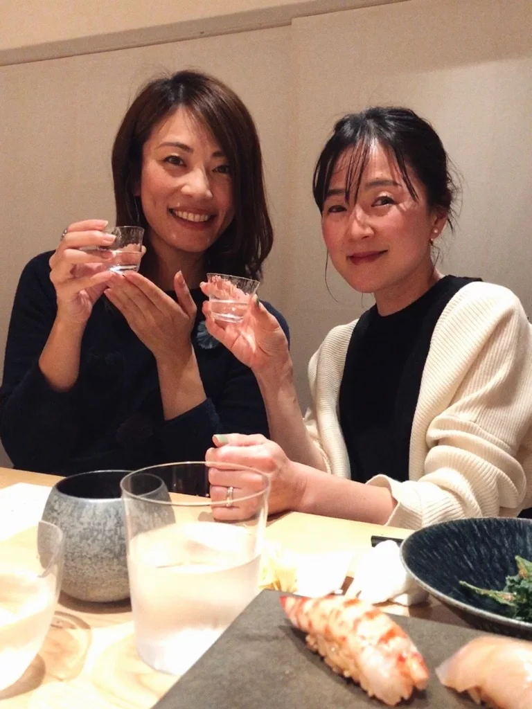 オトナ女子の新年会は銀座でお寿司！