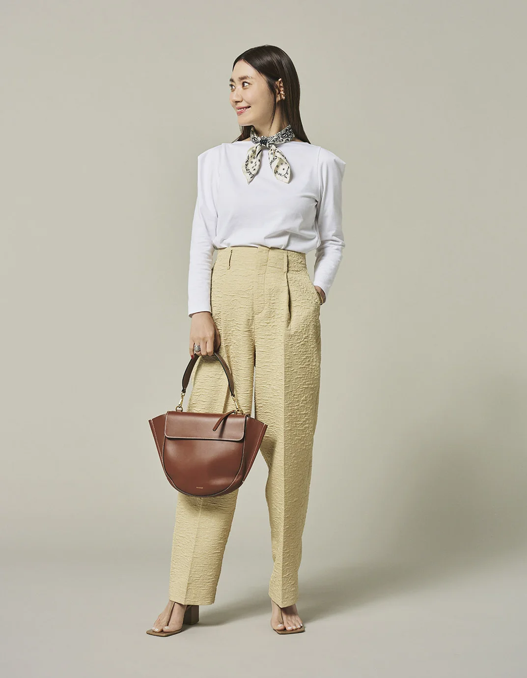 【洗えるカセット服】エディター東原妙子さんのコラボ服を本人私服MIXコーデ6選_1_5