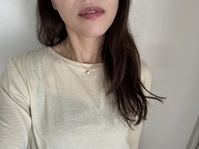 ユニクロで見つけた！春らしいシアーTが最近のお気に入り_1_2-1