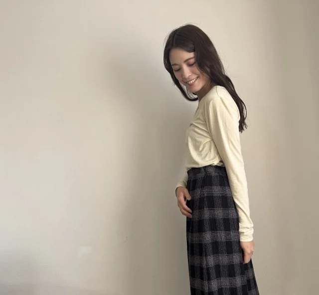 ユニクロで見つけた！春らしいシアーTが最近のお気に入り_1_3