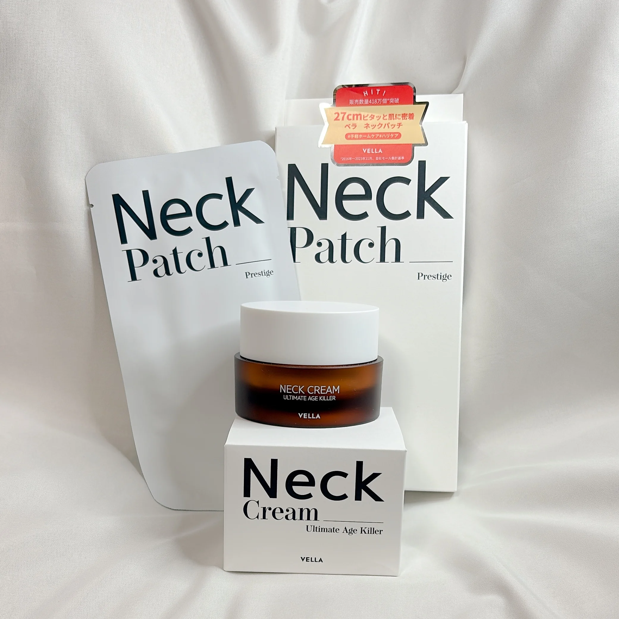 おすすめ韓国コスメ　ネックケア　首のシワ　“部位別機能性レシピ”で、日本でも人気急上昇中のVELLA　ベラ