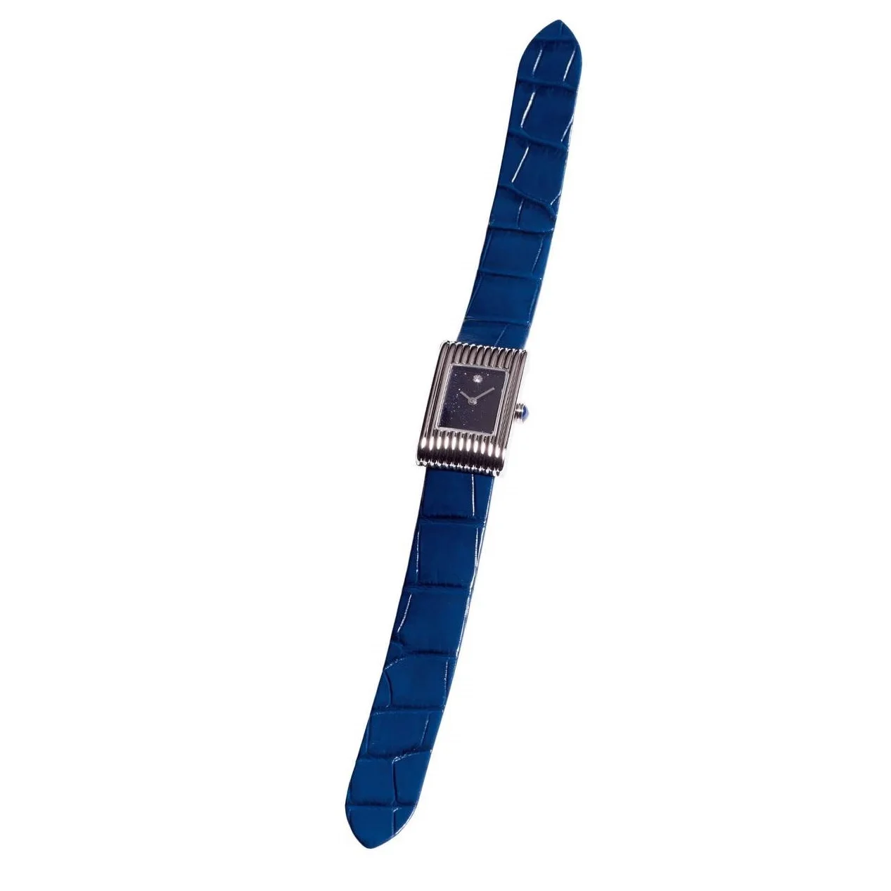 ブルーのベルトが手元に知性を演出する、ブシュロンの腕時計_1_1