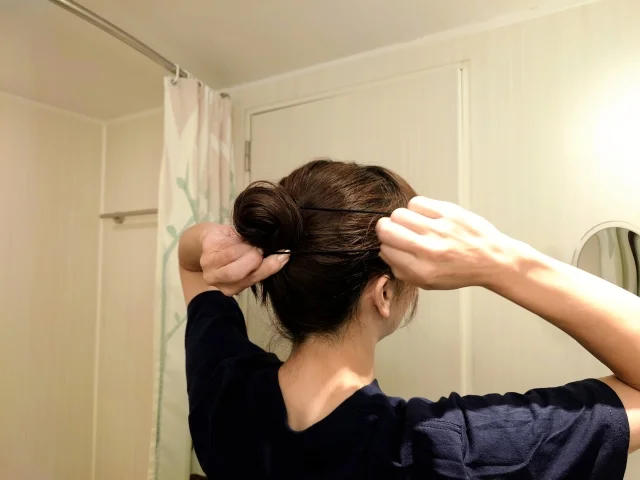 3COINSのヘアアクセサリーを使った夏の簡単ヘアアレンジ♪_1_14