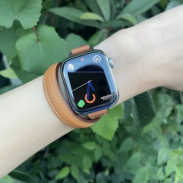 エルメス Apple Watch 40,41mm アップルウォッチ レザーベルト-