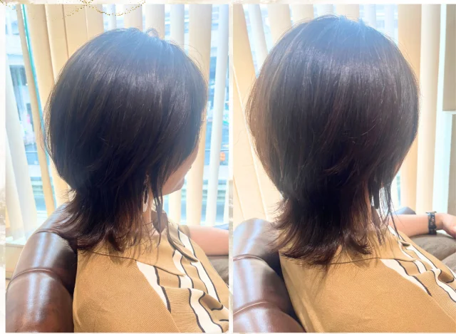 【40代ミディアムヘア】老け見えしない大人のミディアムの作り方<Before→After>_1_2