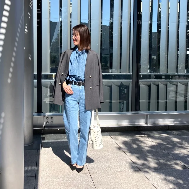 【Marisol美女組オフ会コーデ＠銀座】デニムで作る春のカジュアルパーティスタイル_1_1