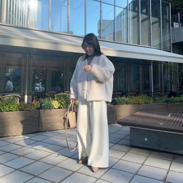 MICA＆DEAL「リバーシブルVネックボアコート」