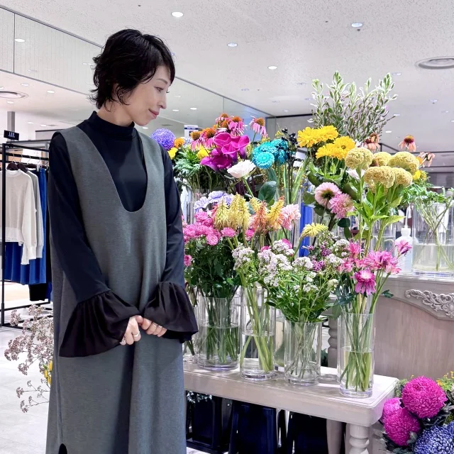 高垣麗子ちゃんコラボ服が大人可愛い！京都伊勢丹ハピプラストアで秋コーデ試着レポ_1_5