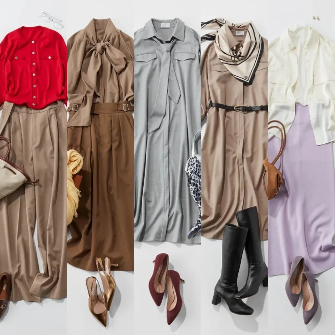 先週の「明日のコーデまとめ」