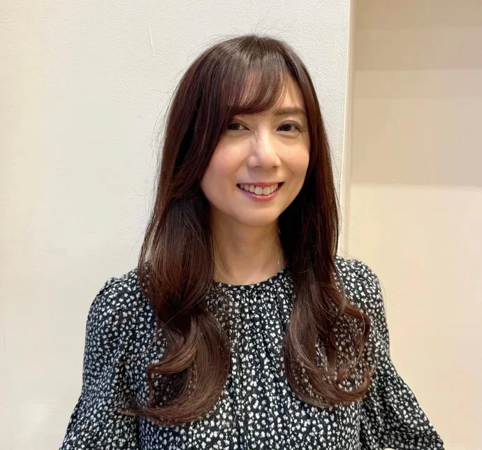 40代に似合う髪型　ロングヘアスタイル人気ランキング３位