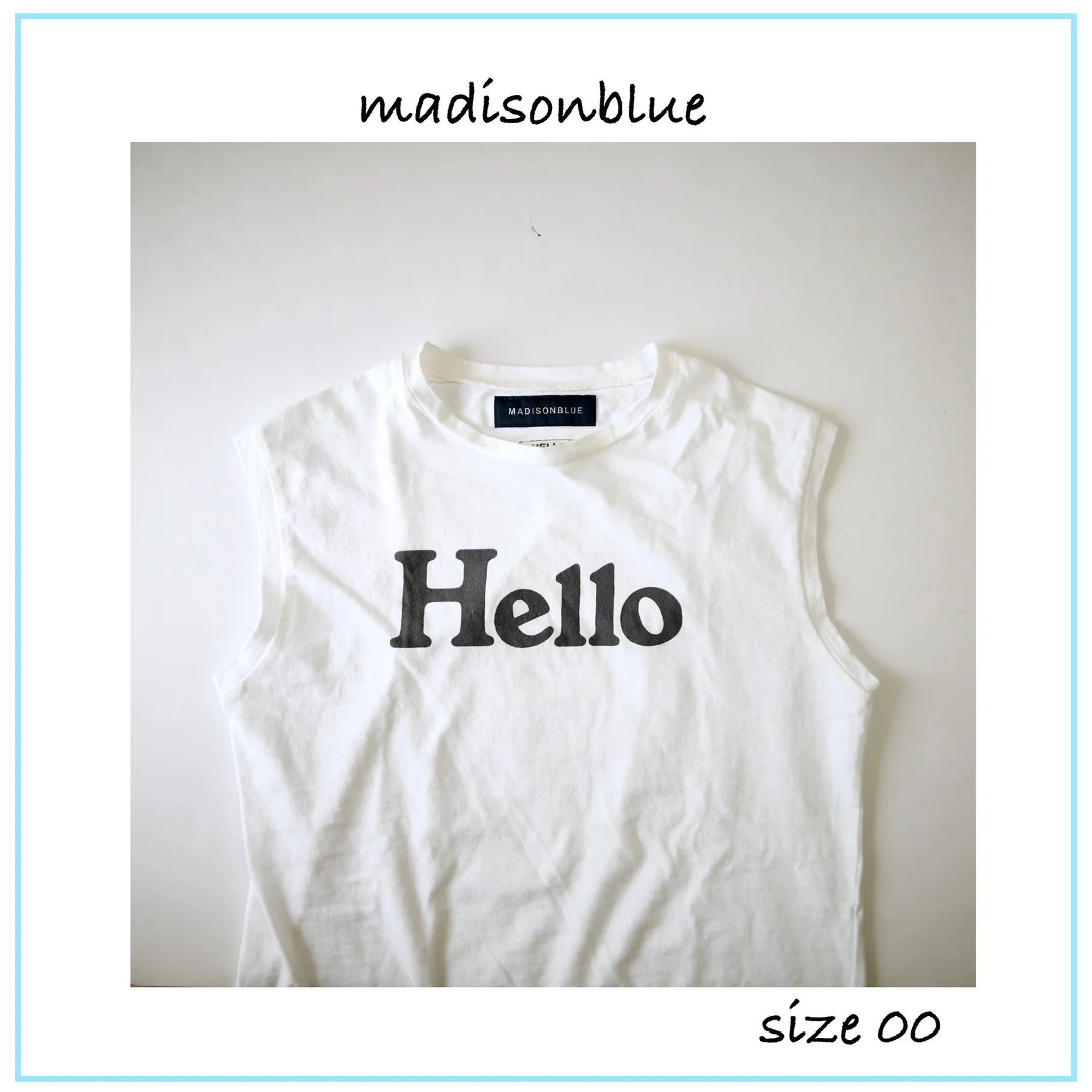 madisonblue Hello Tシャツ