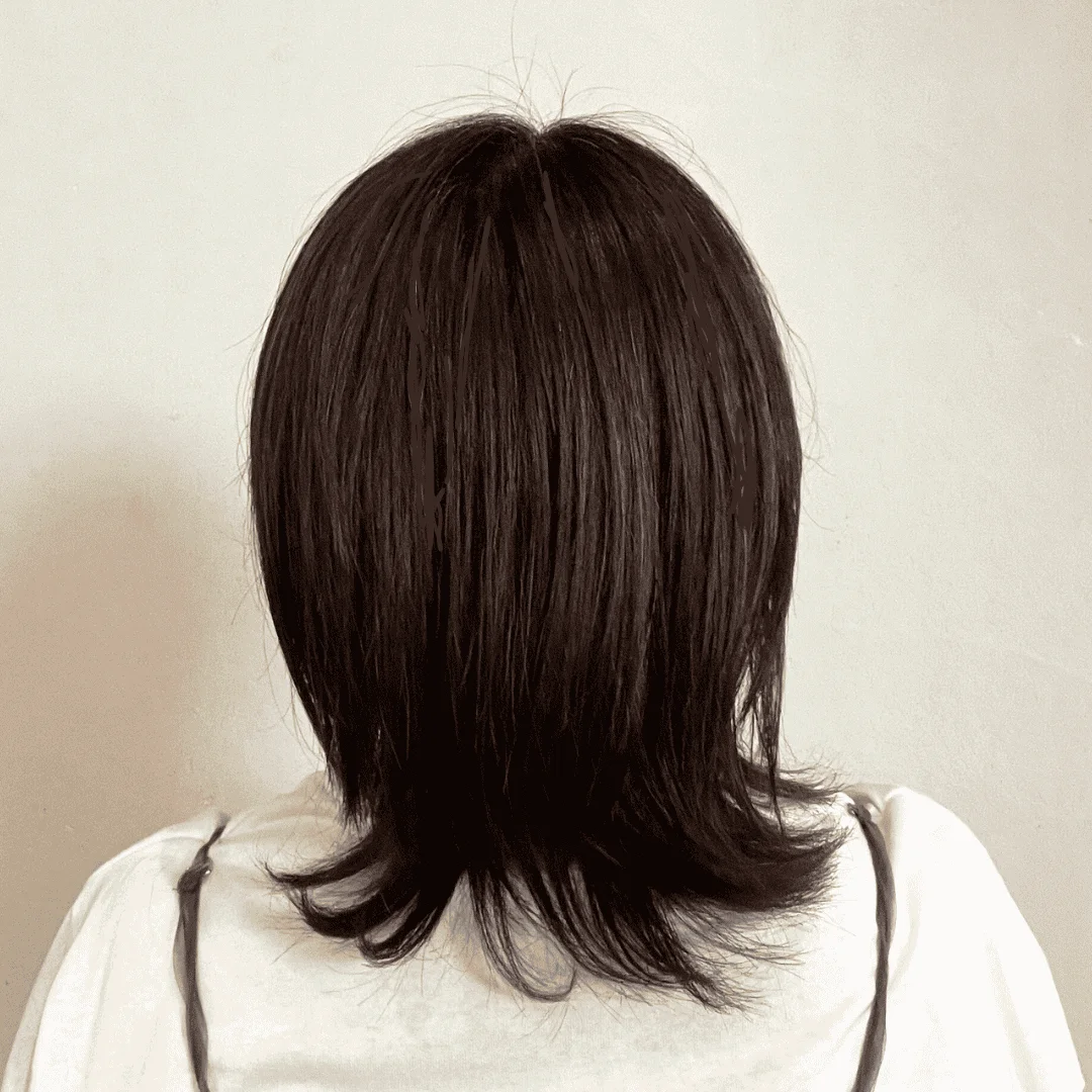 40代のミディアムヘア　