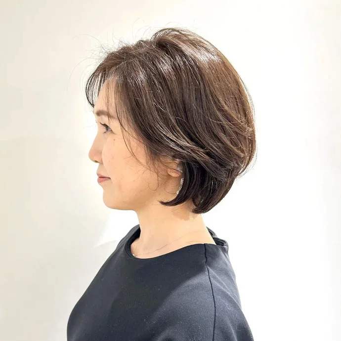 横から見た人気ヘアスタイル9位の髪型