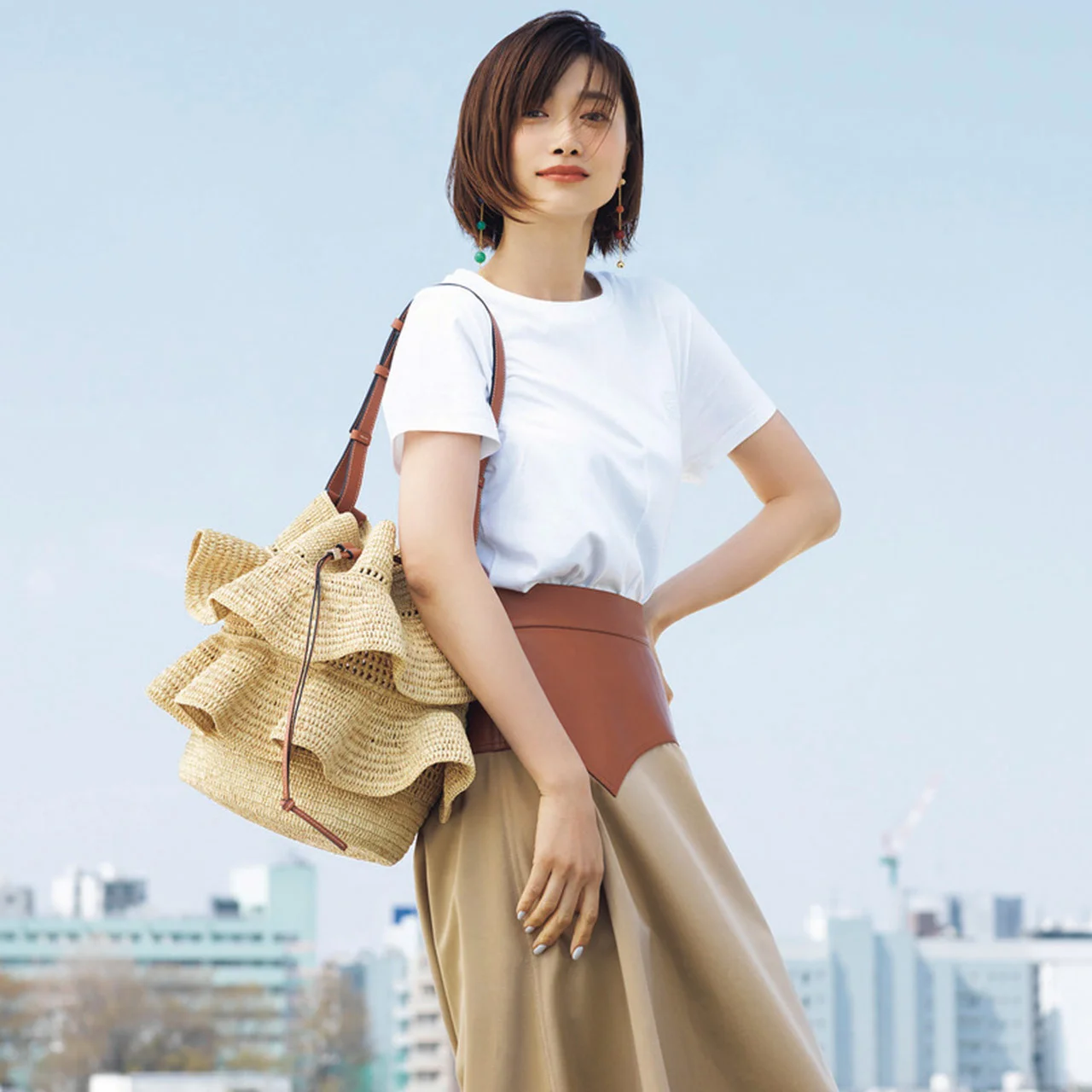 LOEWE ロエベ カジュアルシャツ 40(L位) 白