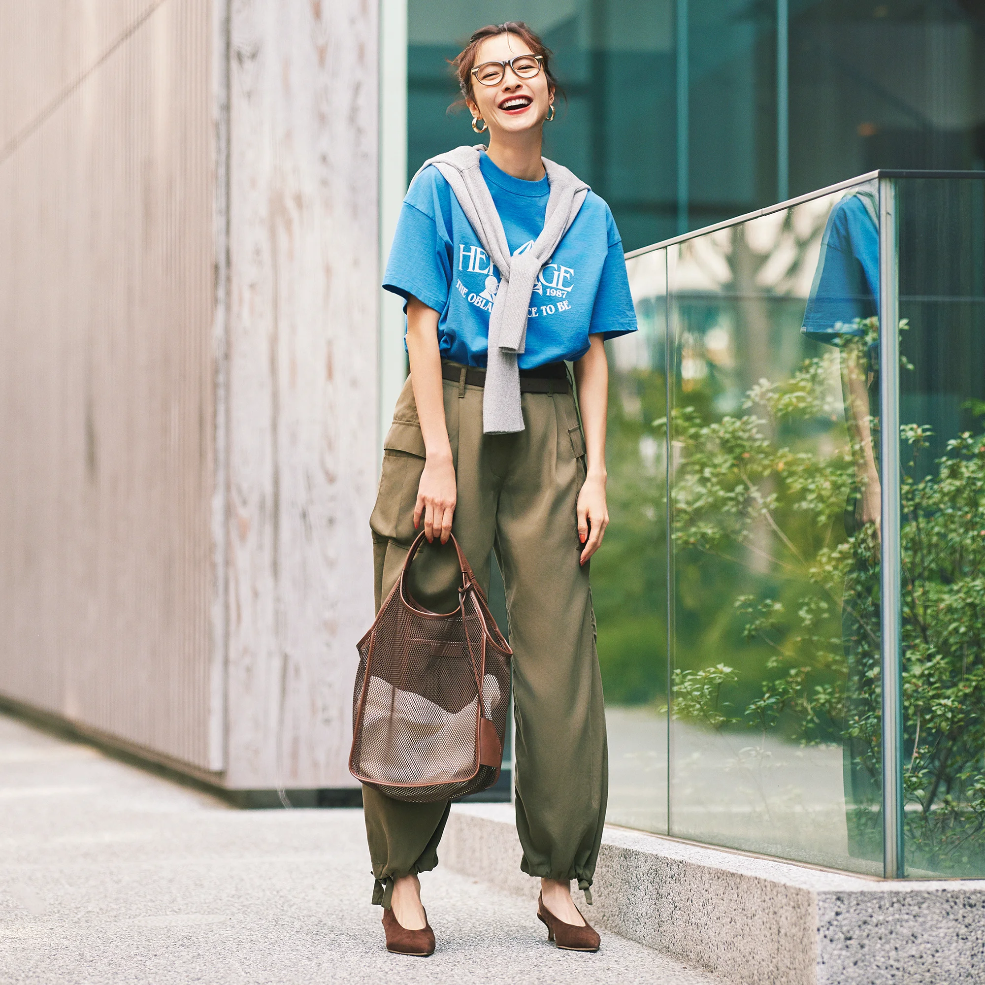涼しげ軽やかな「大人のためのごバッグ」で可愛さも、気分もUP
