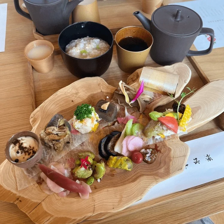 SHIHOのデジカメ日記　禅坊靖寧のディナーと朝食。