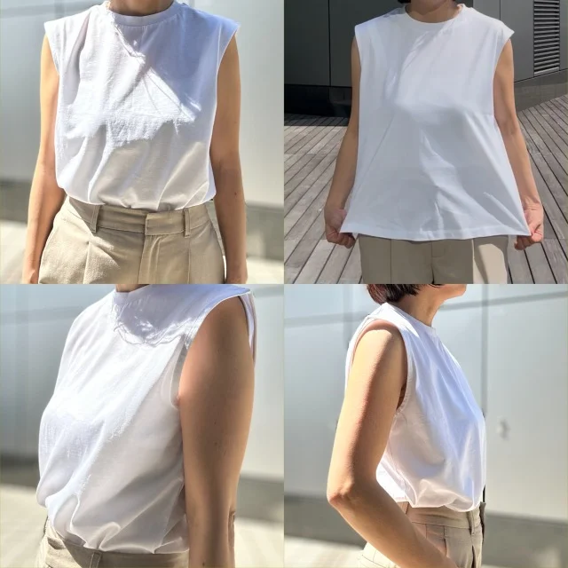 【M7days】シンプルなのに差がつく！渾身のパックTシャツ（ノースリーブTシャツ編）_1_6