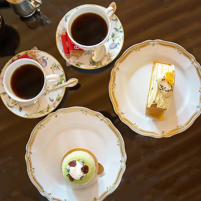 選べるケーキセット　都ホテル　ラウンジバンブー