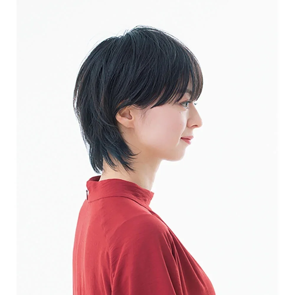 横から見た　40代人気ショートヘアスタイル7位の髪型