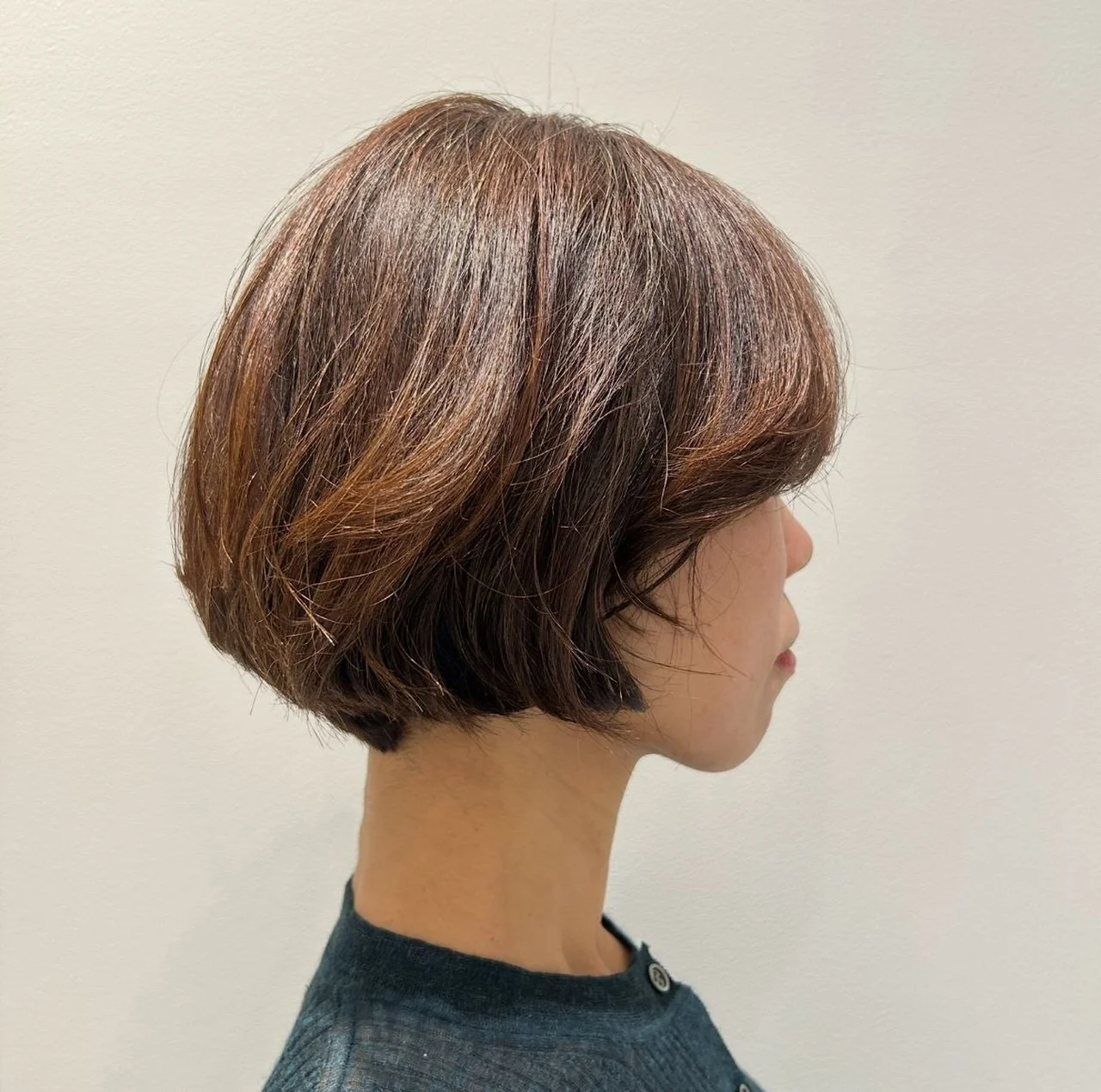 40代のミディアムヘア　