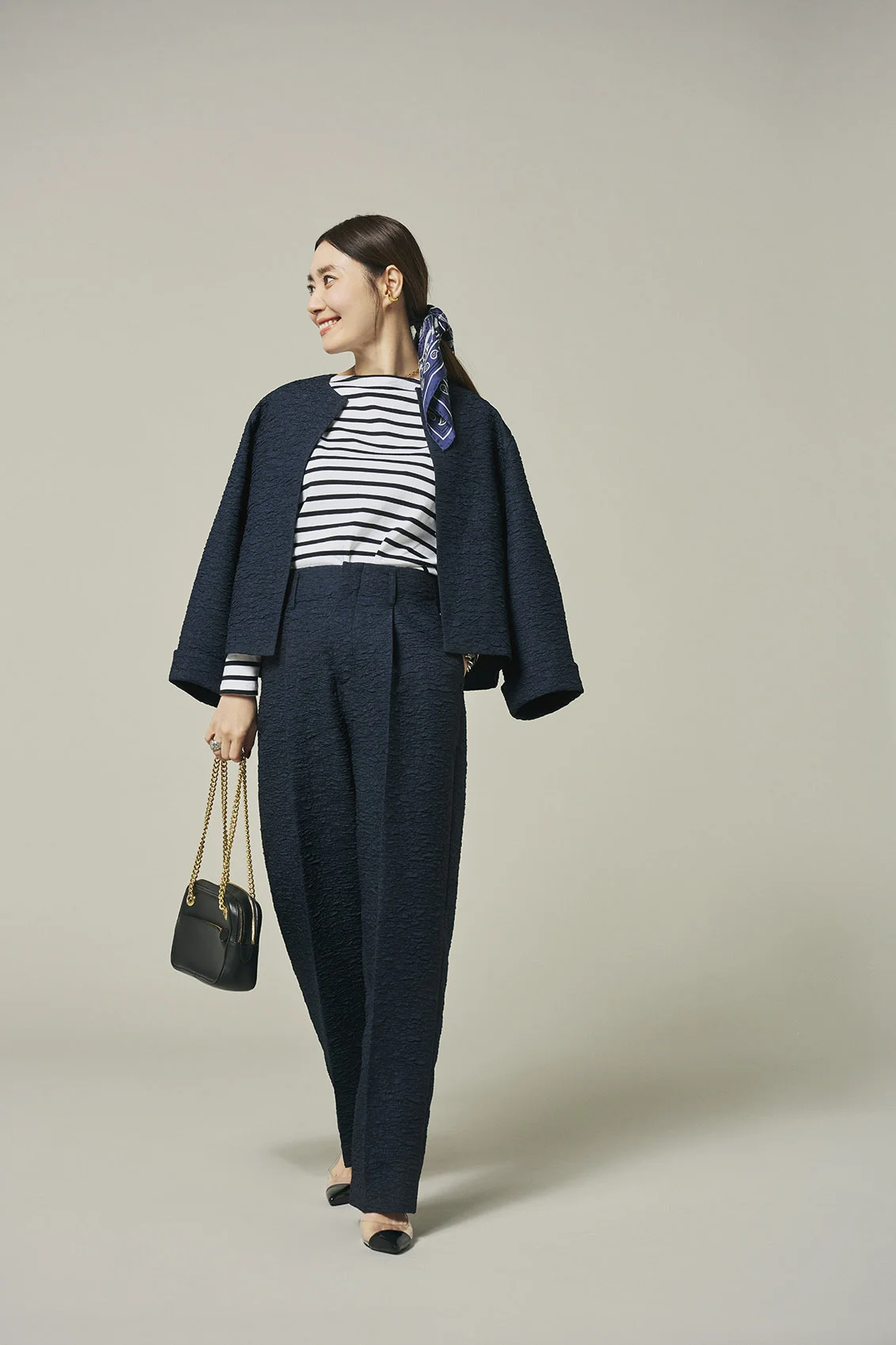 【洗えるカセット服】エディター東原妙子さんのコラボ服を本人私服MIXコーデ6選_1_7