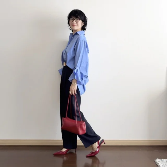 40代が選ぶべきZARA赤小物｜浮かない・痛くない取り入れ方_1_3