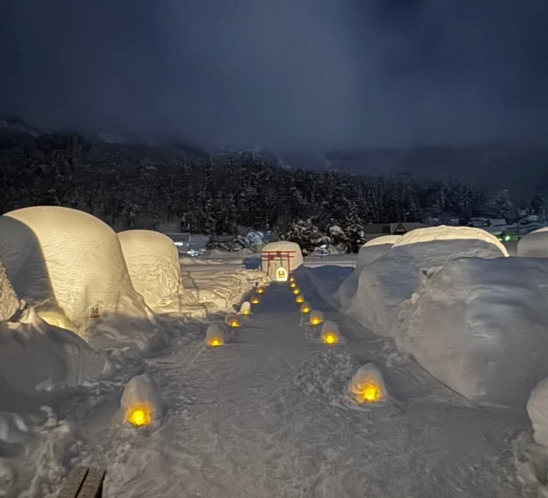 【信州飯山】全人類の憧れ☆雪のかまくらで熱々のお鍋を食べてきた。_1_18