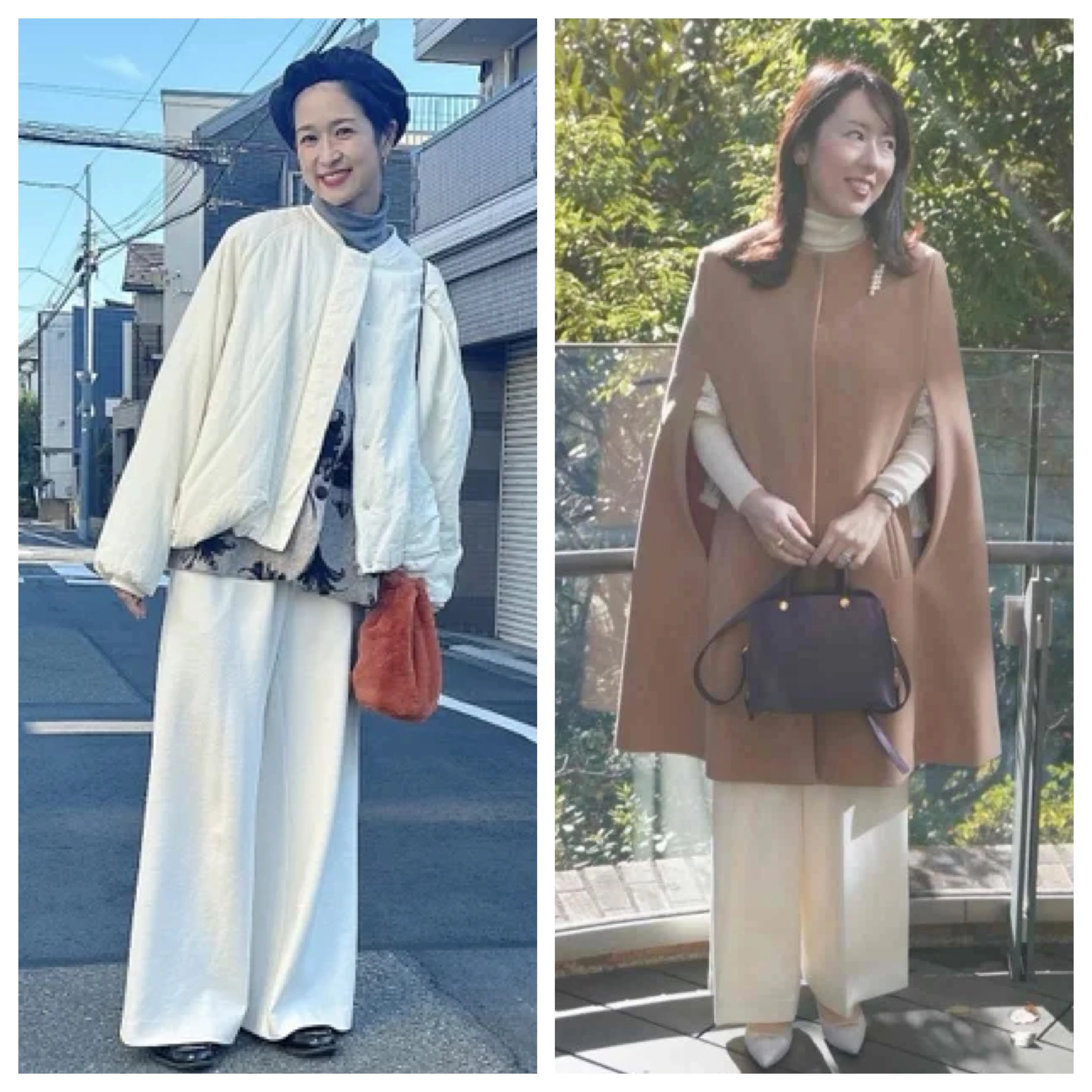 暖かくて、きれいに見える！ 美女組に学ぶ「大人の防寒コーデ」