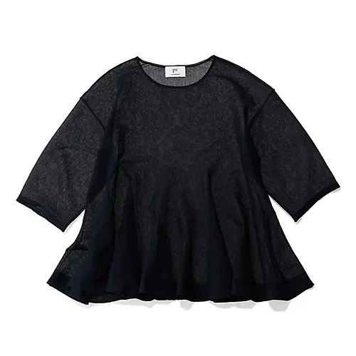 プルミエ アロンディスモン　Marisol別注シアーペプラムニット