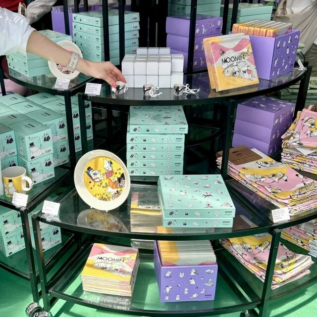 ムーミンアラビアPOPUP STORE(店内)
