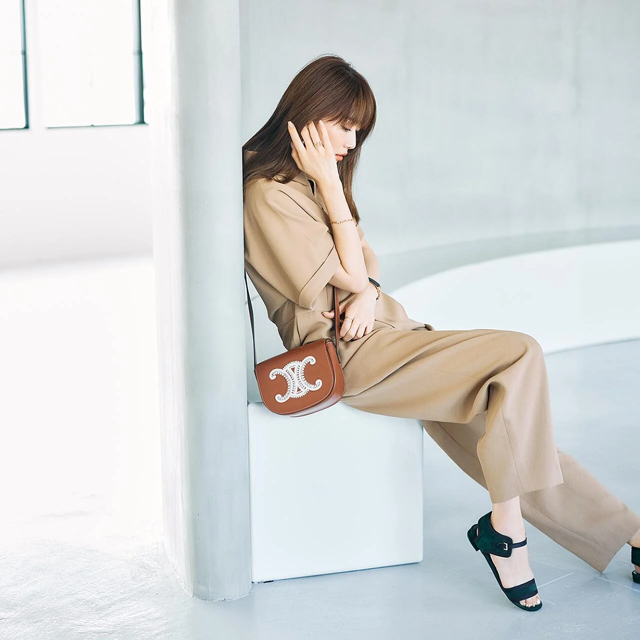 LOEWE ロエベ カジュアルシャツ 40(L位) 白