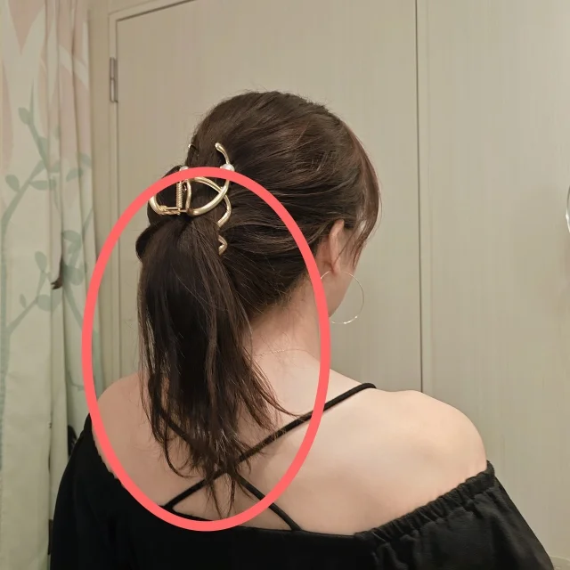 3COINSのヘアアクセサリーを使った夏の簡単ヘアアレンジ♪_1_4