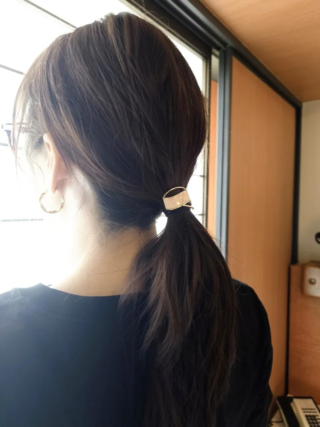 3COINSのヘアアクセサリーを使った夏の簡単ヘアアレンジ♪_1_20-2