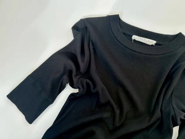 EAUVIRE半袖リブニット