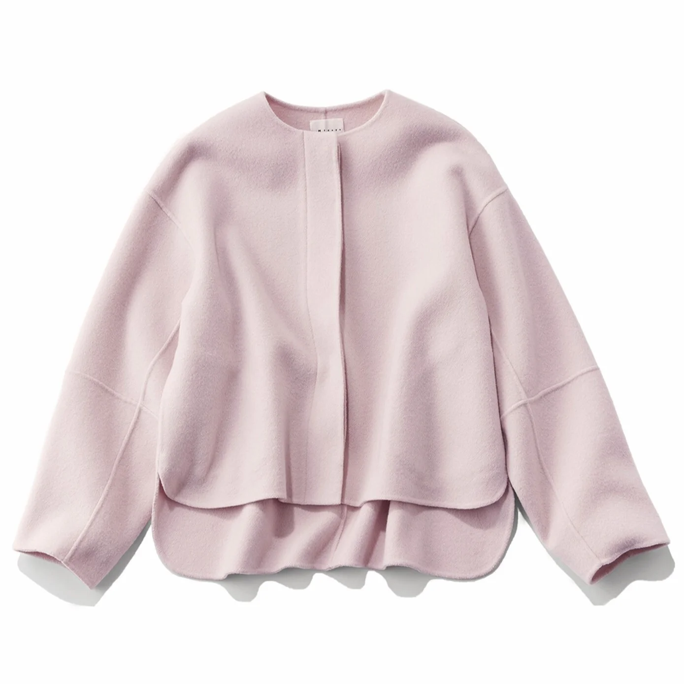 M7days 裏起毛セミワイドタックパンツ