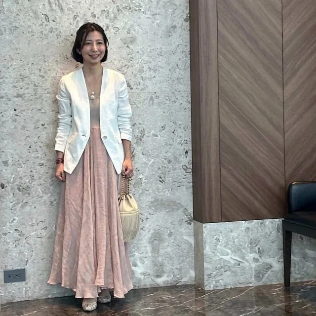 ワンピース＆オールインワンの春コーデ５選。ハレの日に映える大人の着こなし_1_5