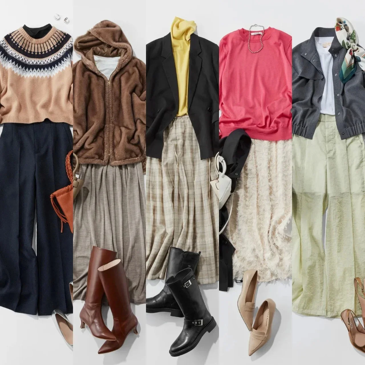 先週の「明日のコーデまとめ」