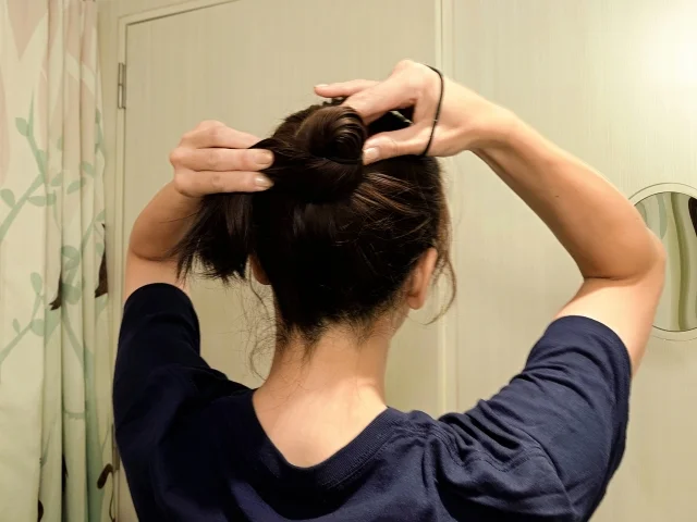 3COINSのヘアアクセサリーを使った夏の簡単ヘアアレンジ♪_1_13-2