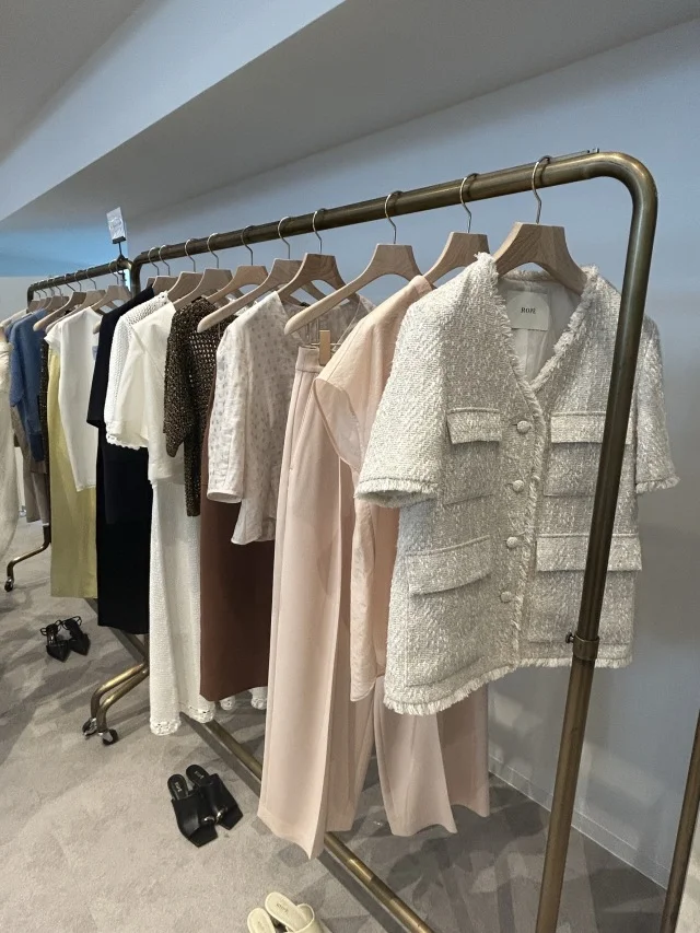 【ROPE展示会オーダー】ひと目惚れした半袖ツイードジャケットと、愛用ピンクパンツで夏のきれいめコーデ_1_4