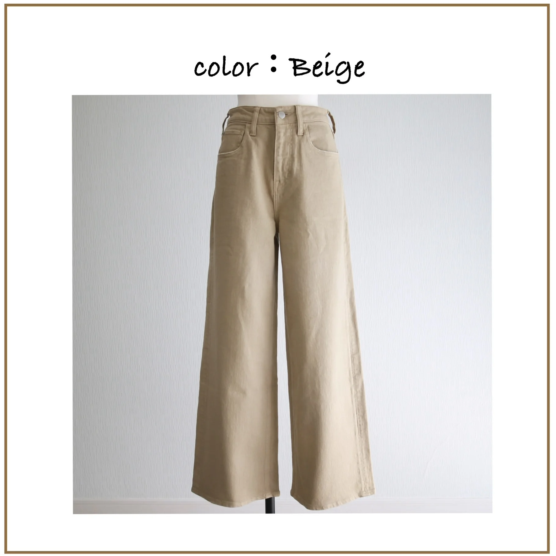 marisol bemiコラボ デニム　別注　healthydenim pinkpepper wide