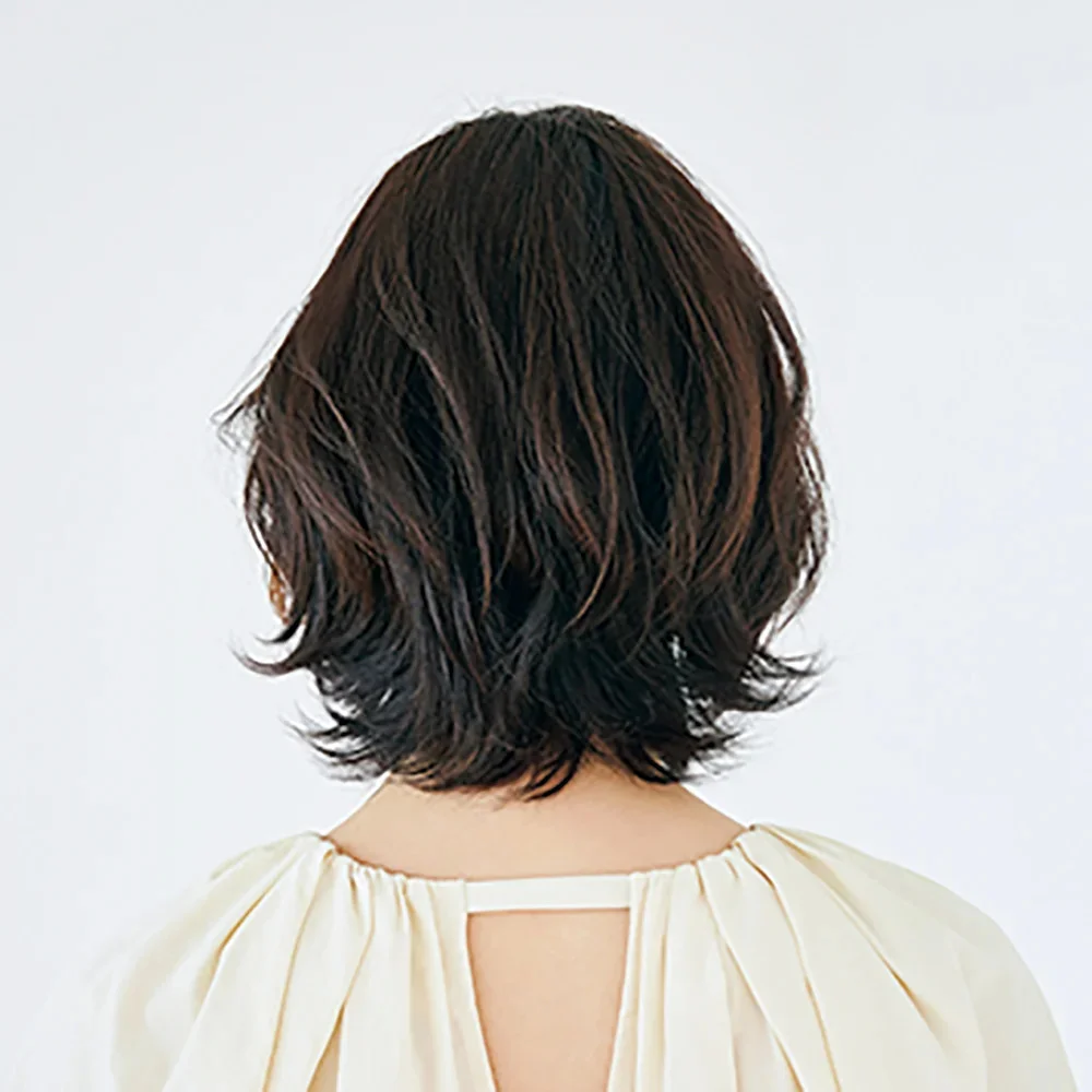 後ろから見た　人気ボブヘアスタイル４位の髪型