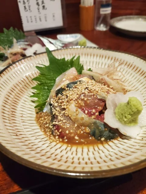 博多グルメ　胡麻鯖