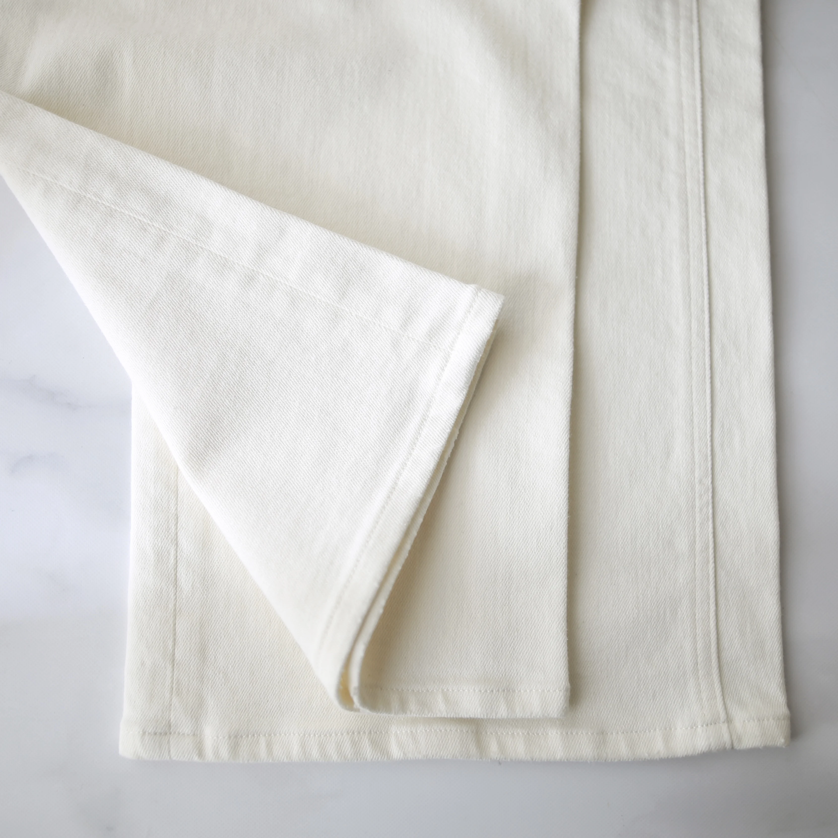 marisol bemiコラボ ホワイトデニム　別注　ホワイトデニム　healthydenim pinkpepper wide