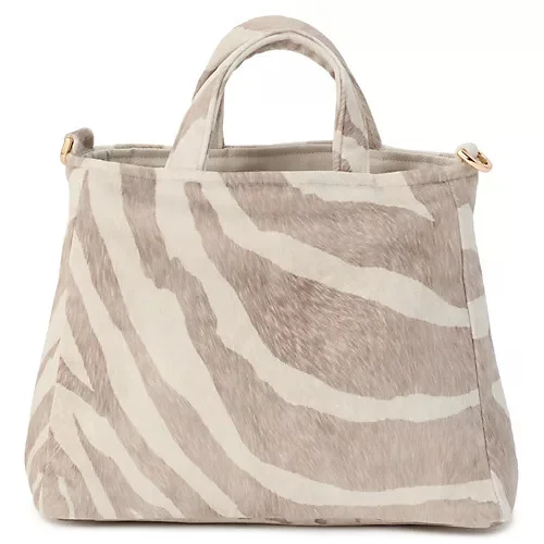 バザール アトリエ サブロン　ミニキャバス　ゼブラ柄バッグ