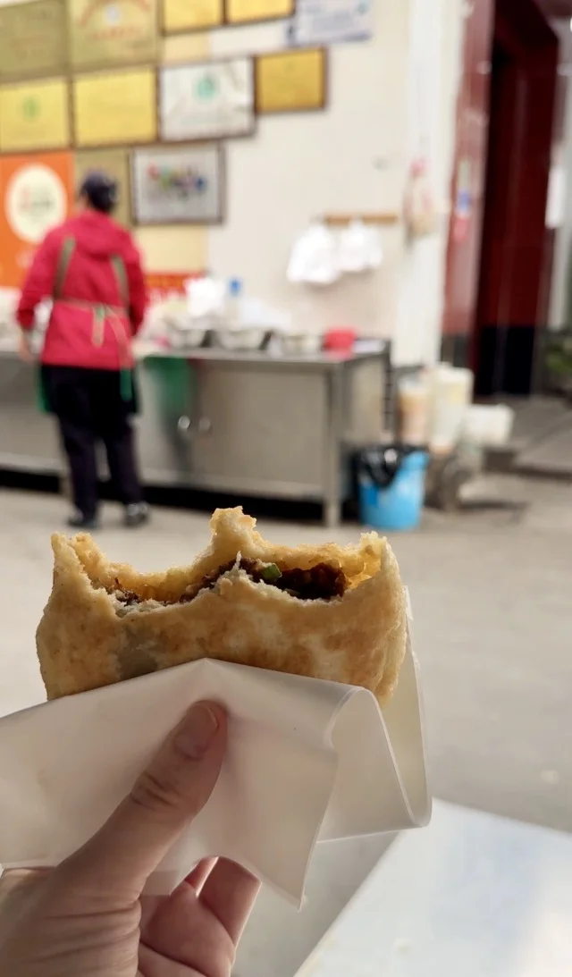 【山東省の旅】青州古城で迎えた朝、地元で人気の朝ごはんを食べに行く。_1_23