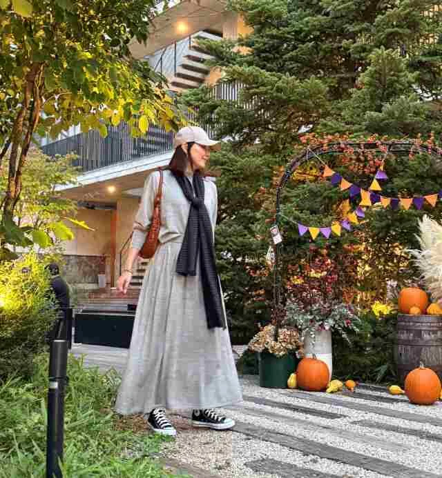 【M7days × 徳原文子さんコラボ】シアーニット＆ギャザースカートが大正解！