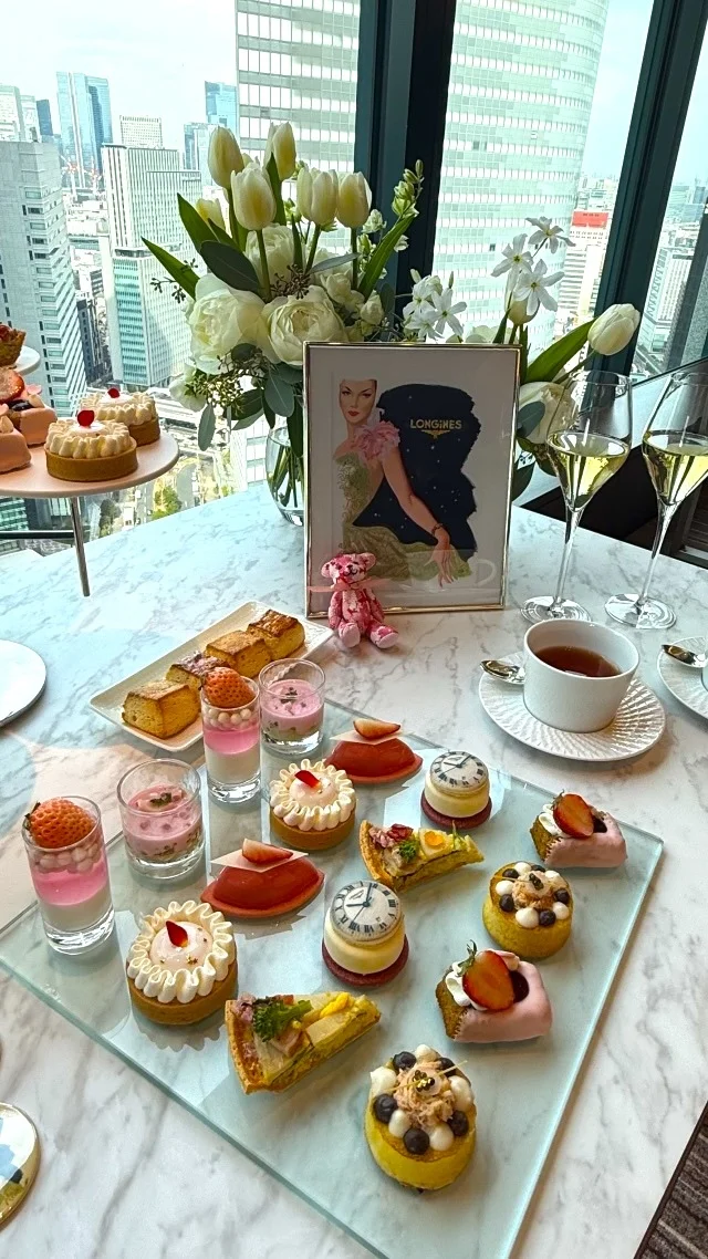 桜ストロベリーアフタヌーンティーwithロンジン