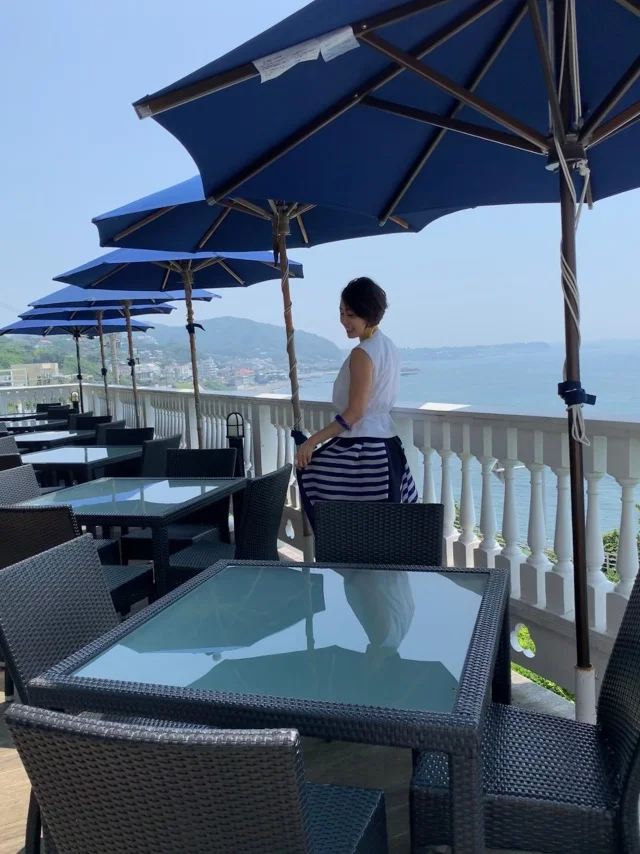 「イベントコーデ」葉山、海の見えるカフェテラス_1_1